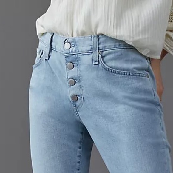 AG for Anthropologie Nolan Ankle Button Fly Jeans-Like NEW-27R - Picture 2 of 7